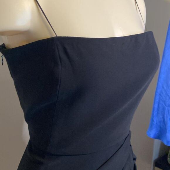 Amanda Uprichard Lace Mini Dress with Straight Neckline and Thin Straps - Picture 3 of 7